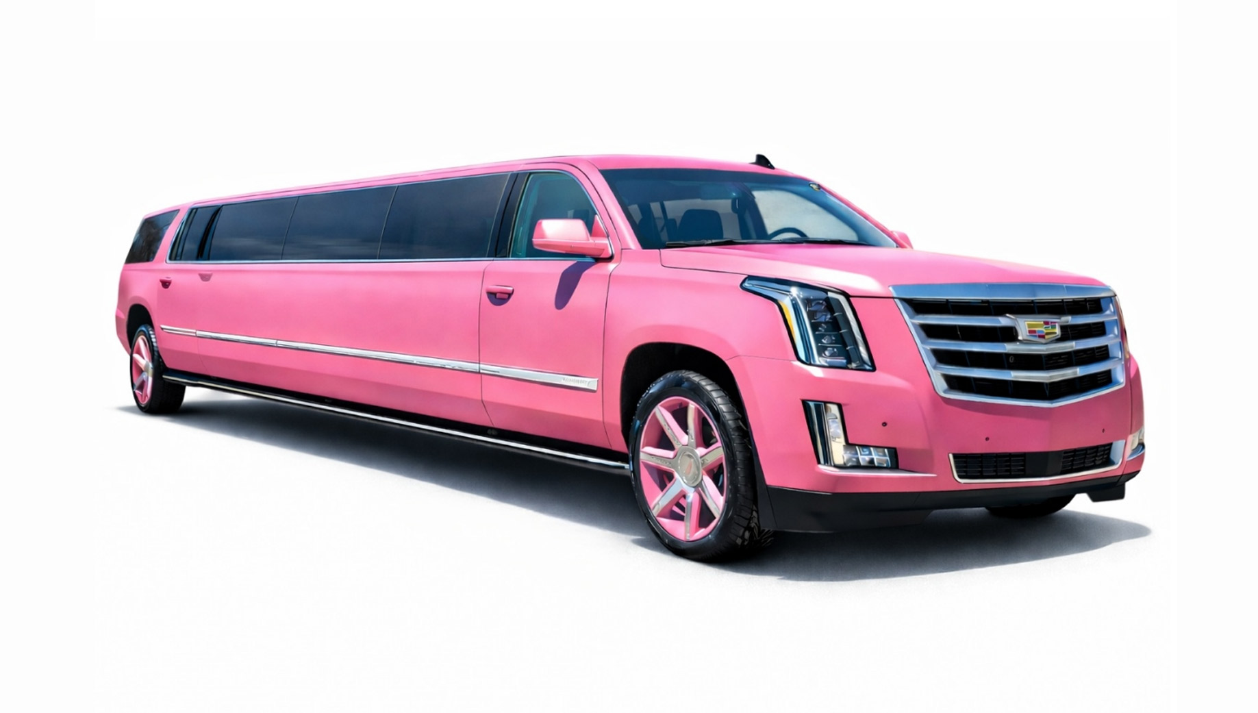 pink Escalade Limousine